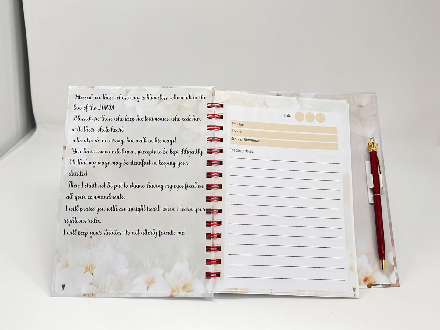 Women's warrior Sermon Notebook