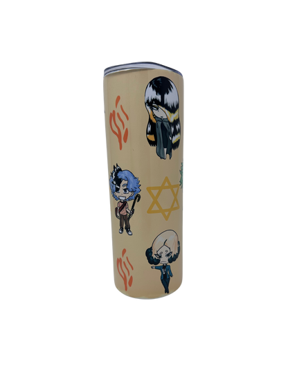 Rak Chazak Yisrael Chibi Print Tumbler