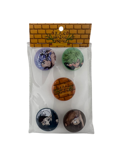 Rak Chazak Yisrael Official Pin Set of 5