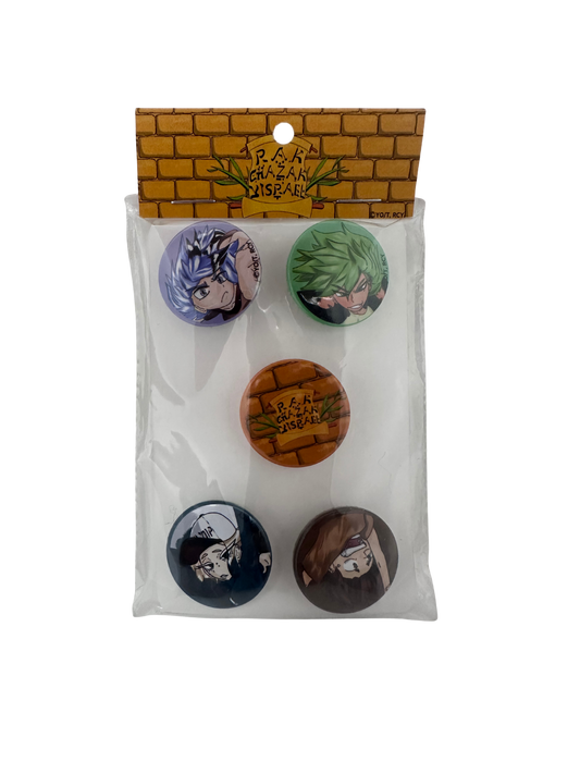 Rak Chazak Yisrael Official Pin Set of 5